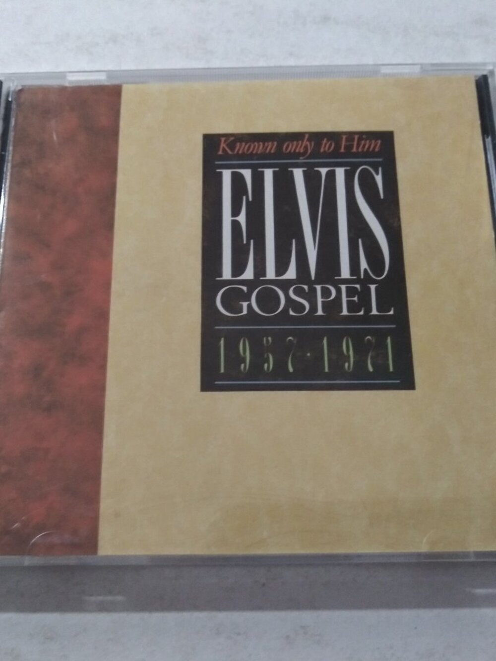 Elvis Presley – Elvis Gospel 1957 - 1971 Known Only To Him VG++ Original CD 1989